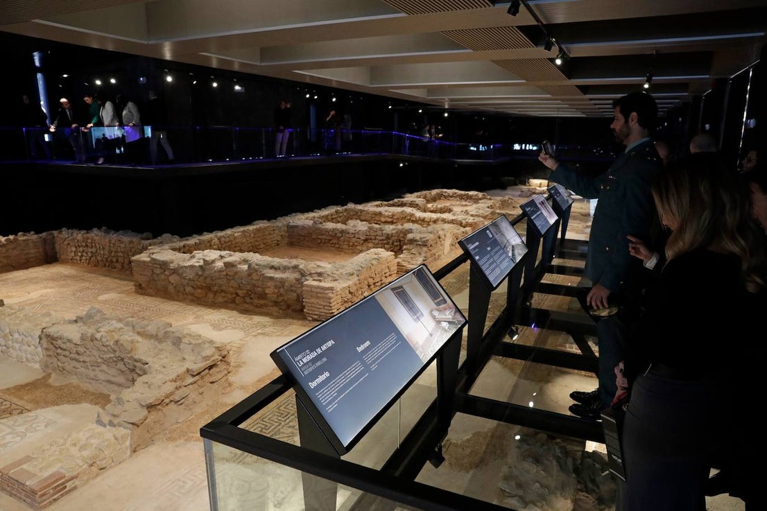 The museum space houses 13 large mosaics, in a magnificent state of conservation 