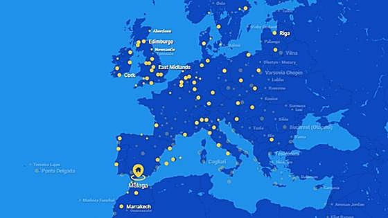 Ryanair boosts operations on the Costa del Sol this summer
