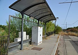 Abandoned tram stops have been vandalised over the years
