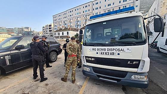 Bomb scare at Gibraltar's Rosia Bay