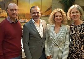 Neil Hesketh (CPC), Ángel Pardo and Pilar Candil (Lima Comunicación), Joanna Styles (CPC)