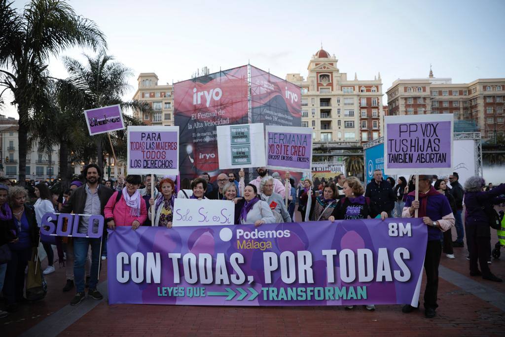 Malaga's International Women's Day rally, in pictures