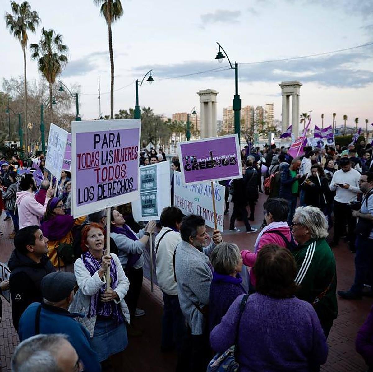 Malaga's International Women's Day rally, in pictures