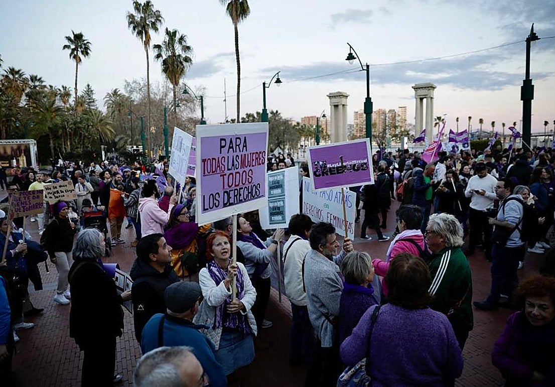 Malaga's International Women's Day rally, in pictures
