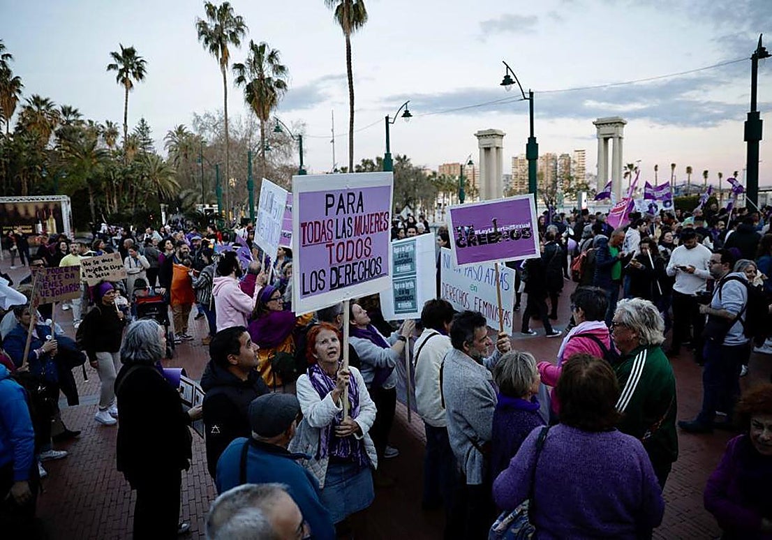 Malaga's International Women's Day rally, in pictures