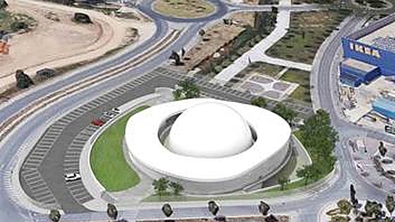 Malaga building permit progress for biggest planetarium in Spain