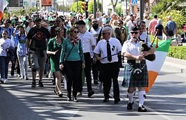File photograph of St Patrick's Day parade in Benalmádena.