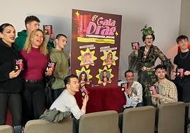 Some of the contestants of the Drag Gala event.