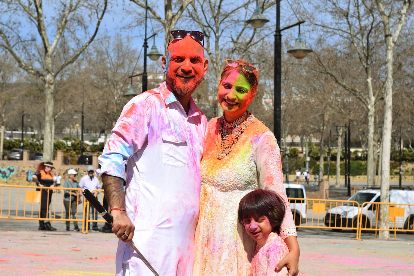 Benalmádena is filled with colour to celebrate Holi, in pictures