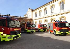 Some of the new vehicles.