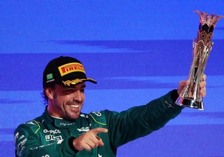 Spanish driver Fernando Alonso claims 100th career podium finish in controversial circumstances