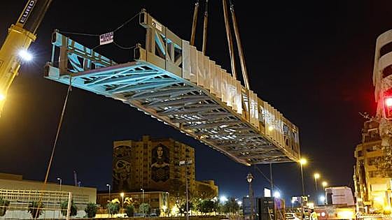 Malaga’s new CAC bridge finally arrives in city after long delay