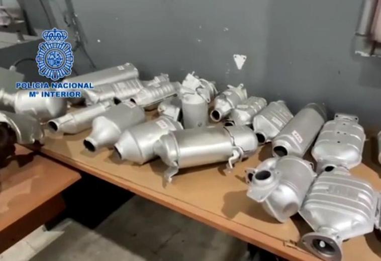 Gang that stole more than 500 catalytic converters all over Spain is dismantled
