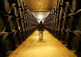Sherry barrels.