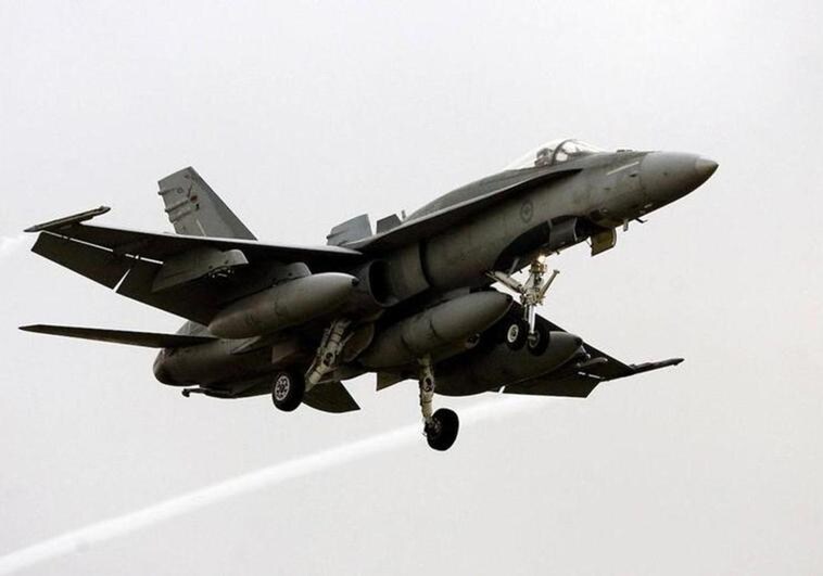F-18 fighter jet deployed to intercept passenger aircraft in Spanish airspace
