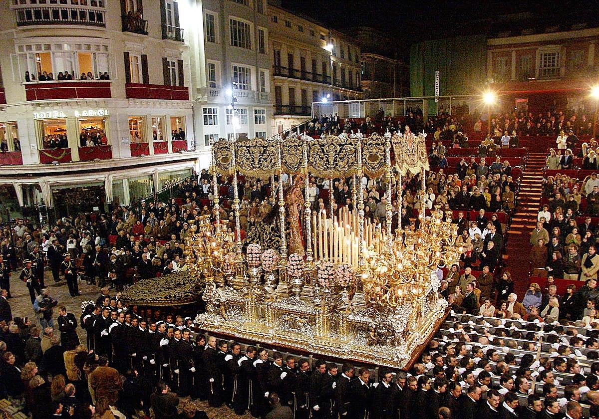 The Plaza de la Constitución during Holy Week.