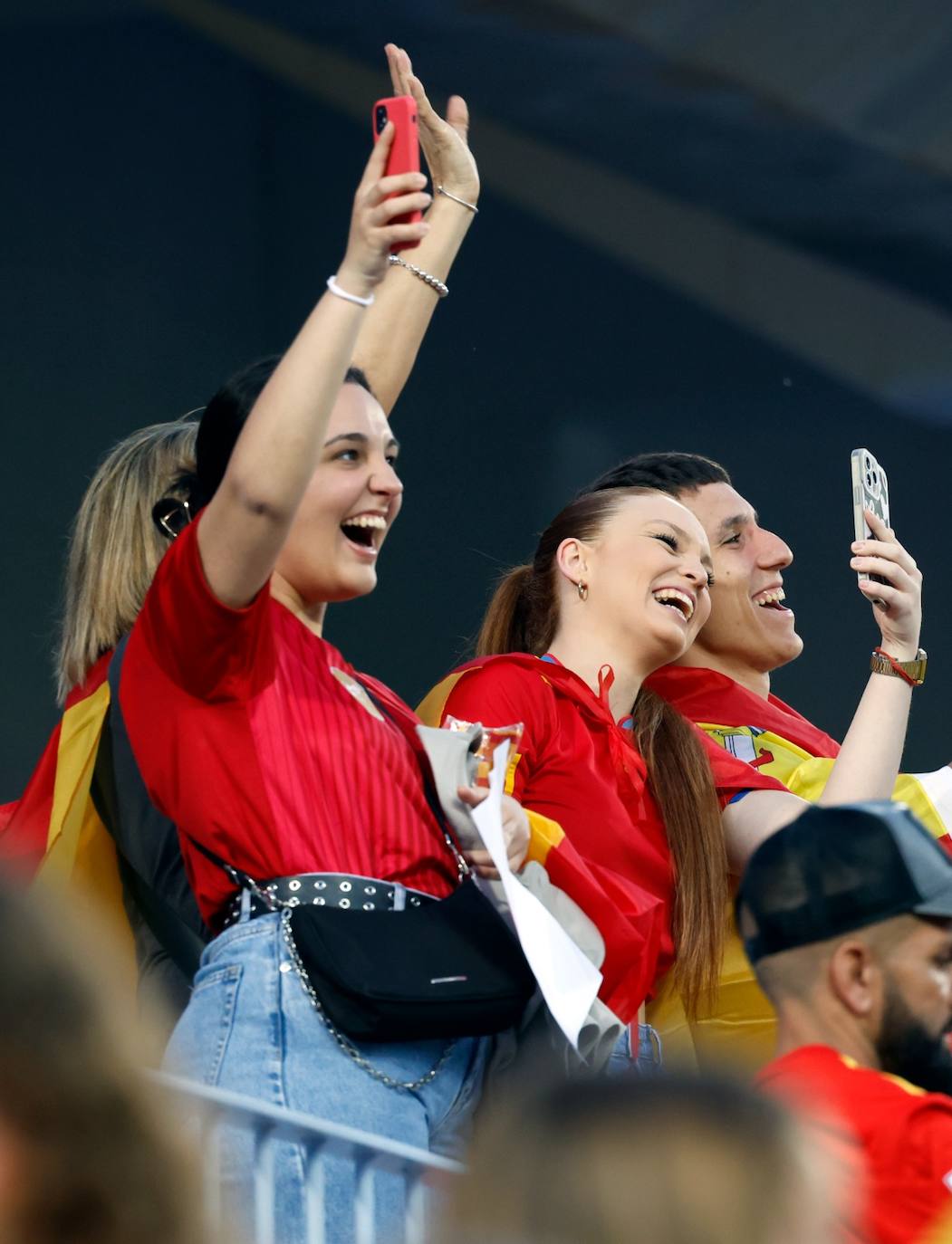 Electric atmosphere in Malaga as Spain's national football team take on Norway, in pictures