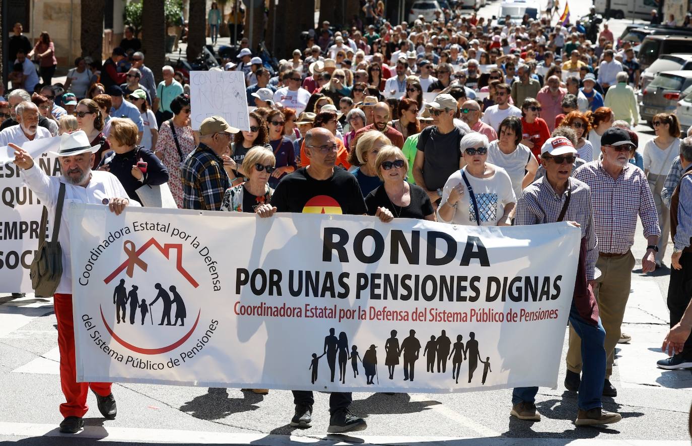 Public health protest rally in Malaga, in pictures