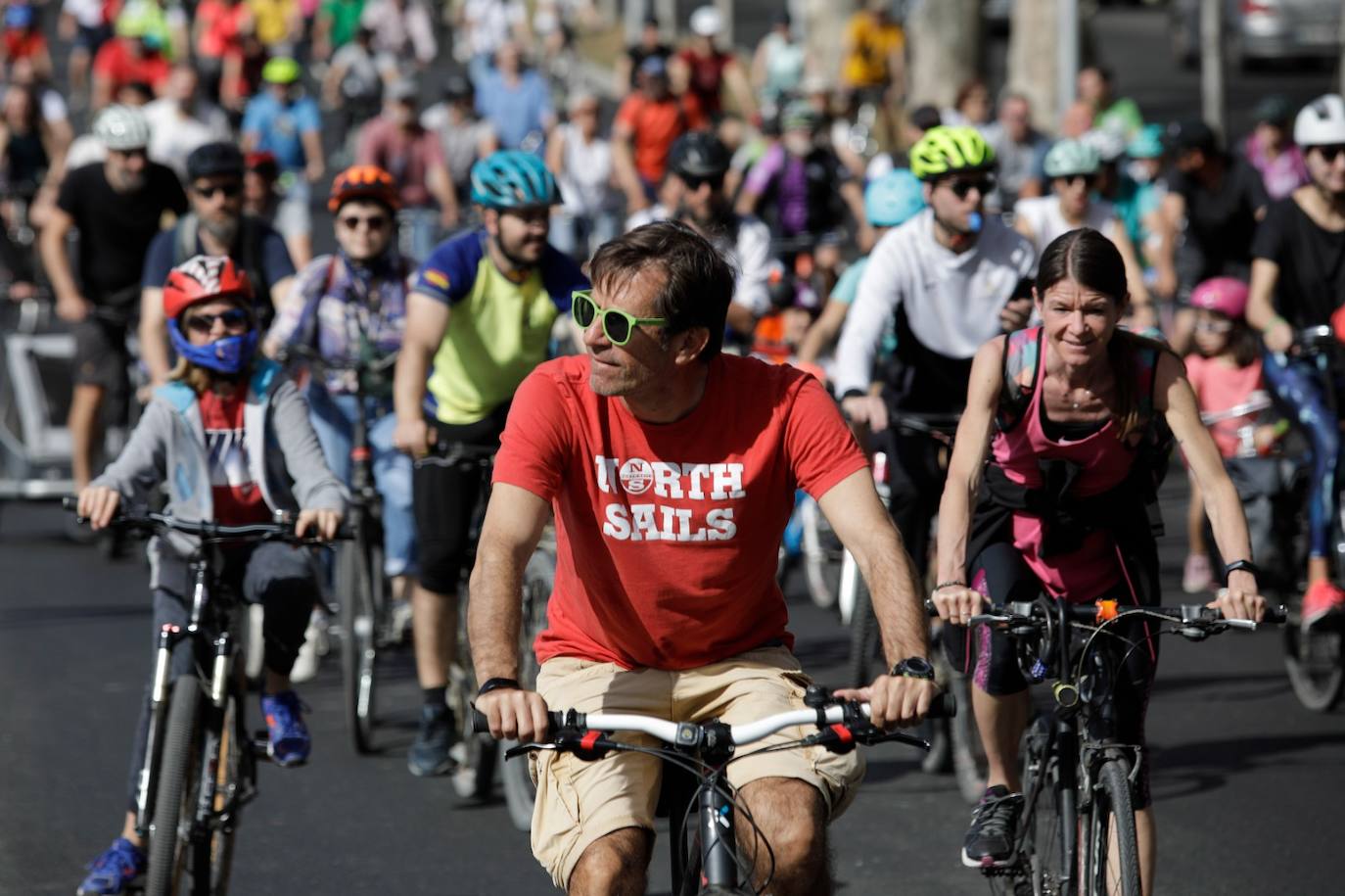 Photo gallery: demonstration to demand more cycle lanes in Malaga