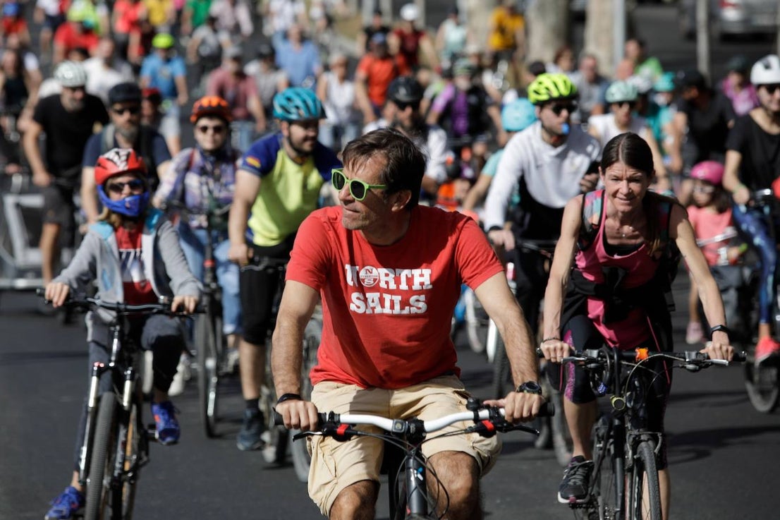 Photo gallery: demonstration to demand more cycle lanes in Malaga