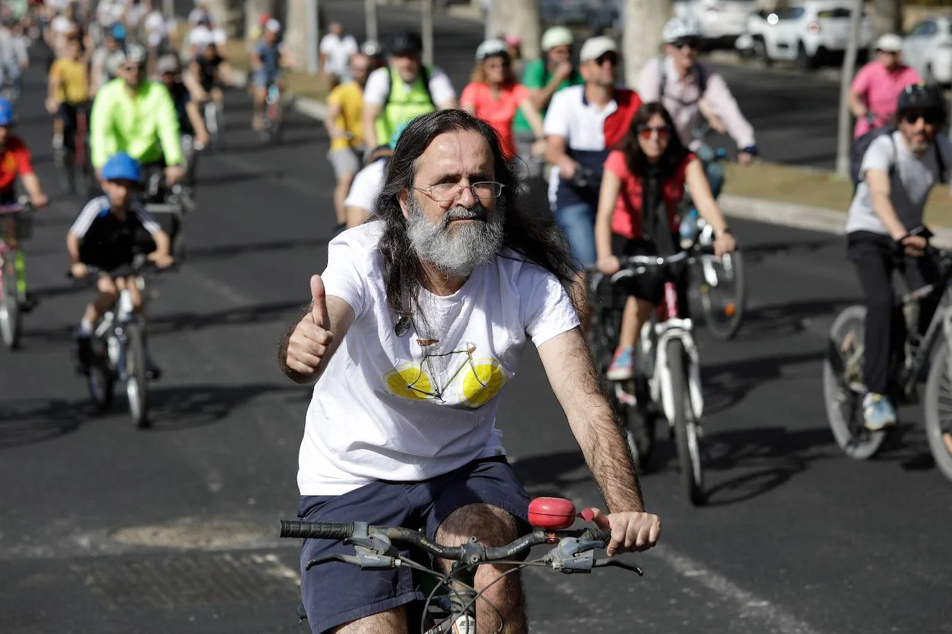 Photo gallery: demonstration to demand more cycle lanes in Malaga