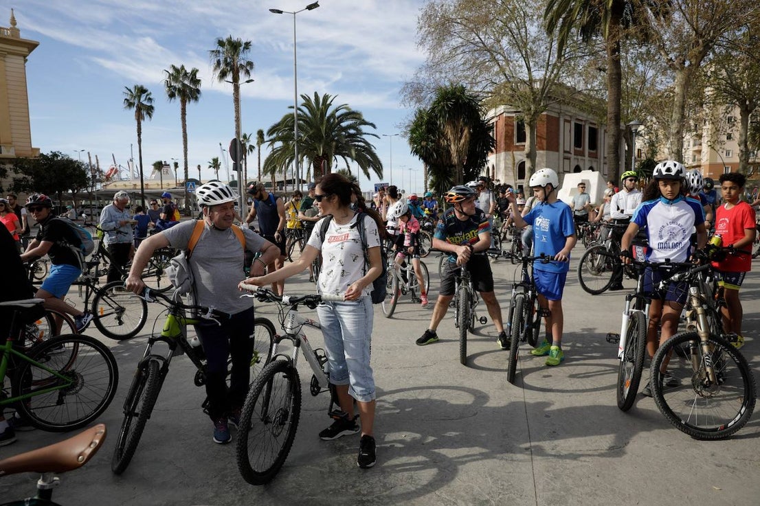 Photo gallery: demonstration to demand more cycle lanes in Malaga