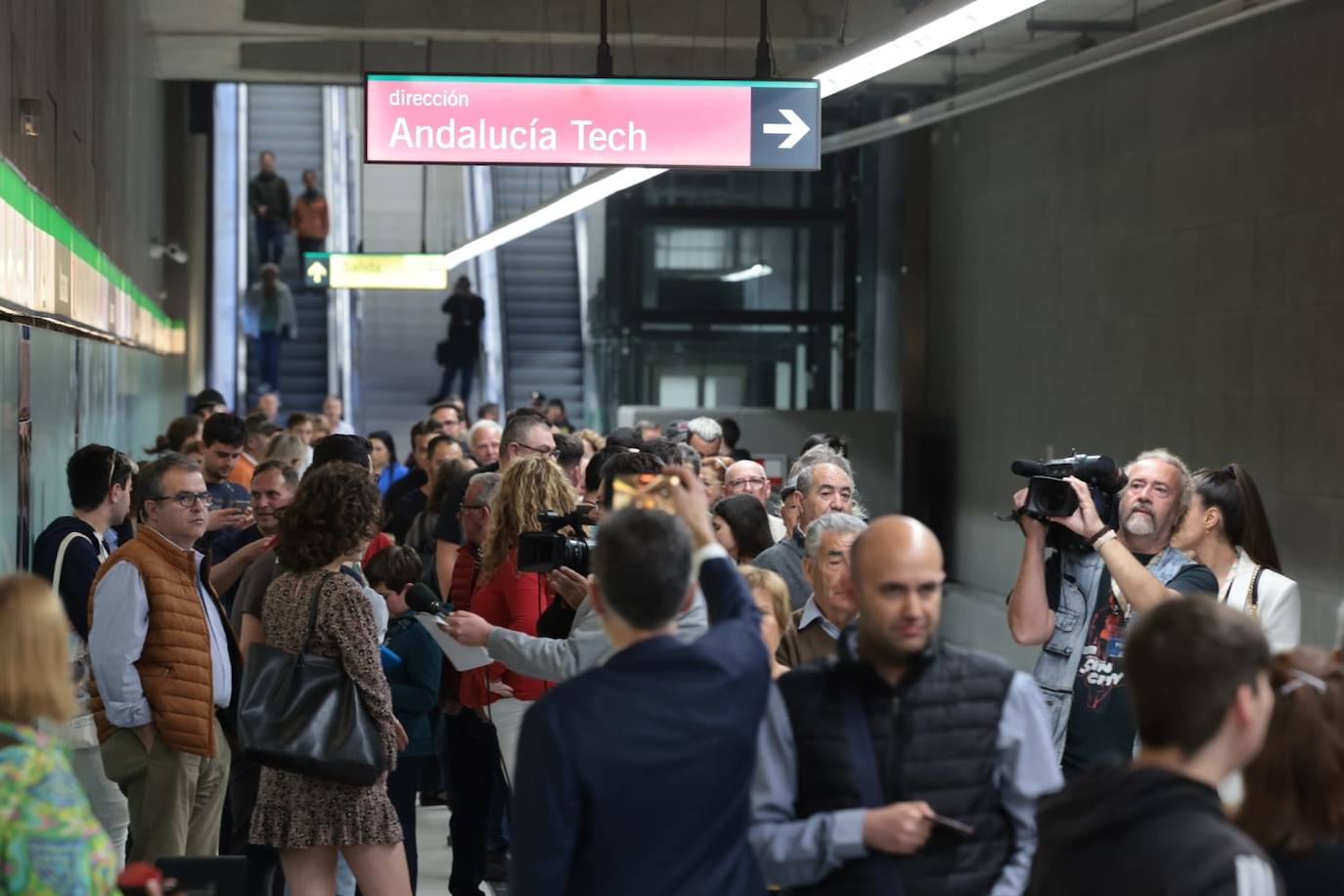 Malaga Metro arrives in city centre, in pictures