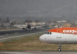 An easyJet aircraft prepares to enter the runway at Malaga Airport ready for take off. File image.