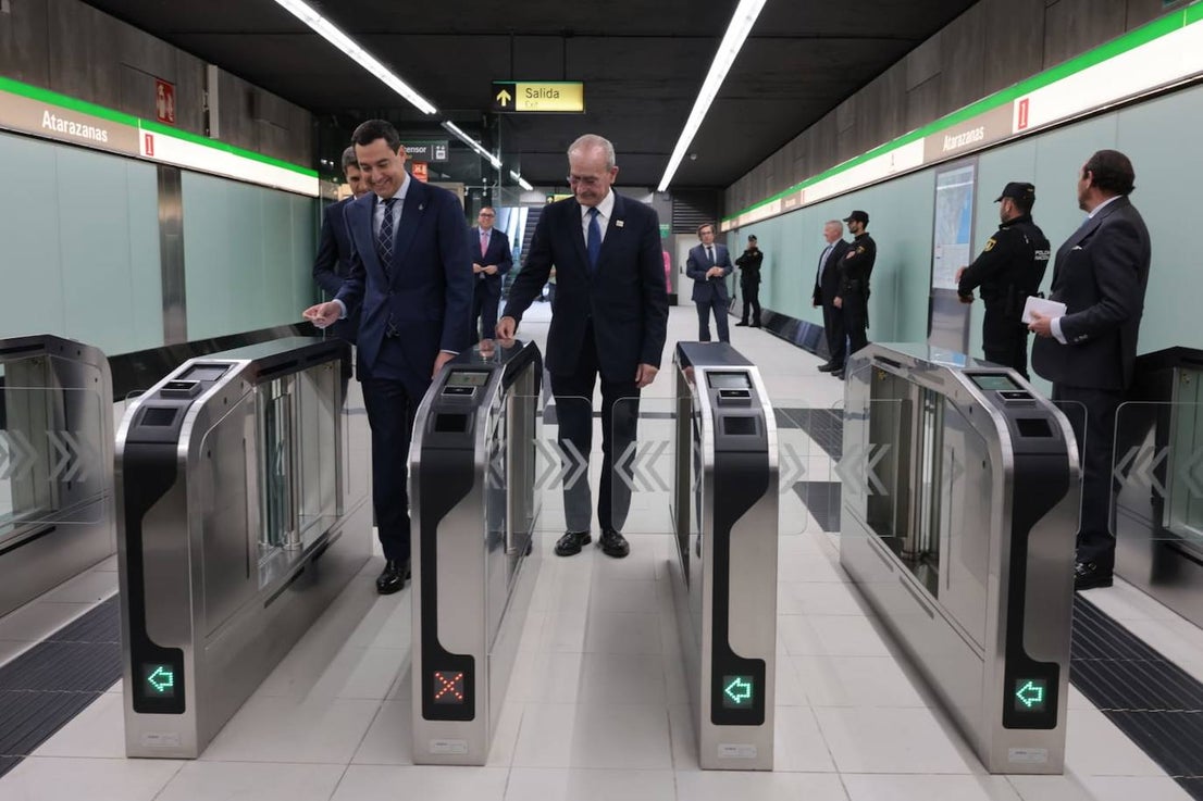 Malaga Metro arrives in city centre, in pictures