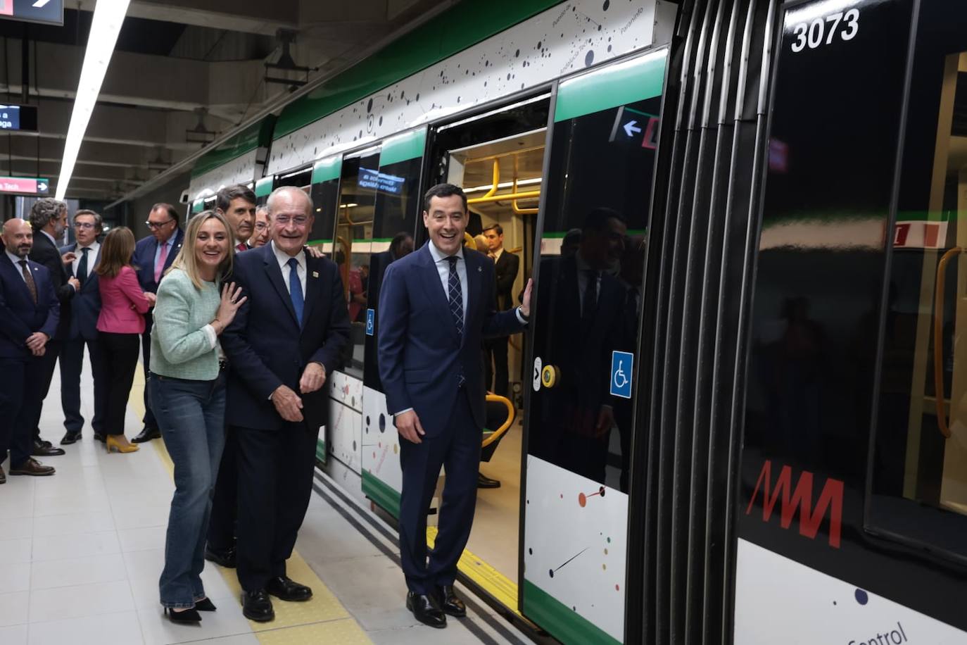Malaga Metro arrives in city centre, in pictures