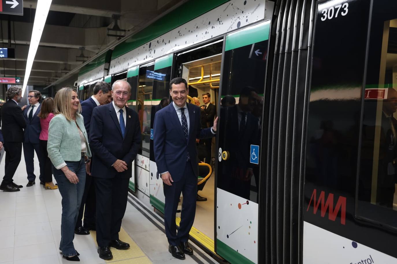Malaga Metro arrives in city centre, in pictures