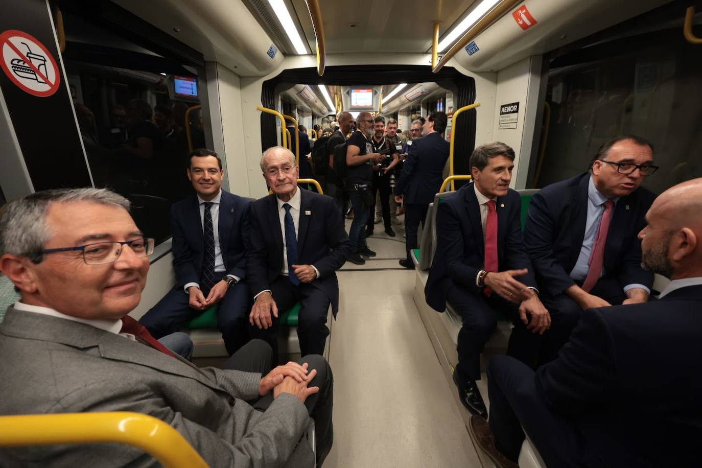 Malaga Metro arrives in city centre, in pictures