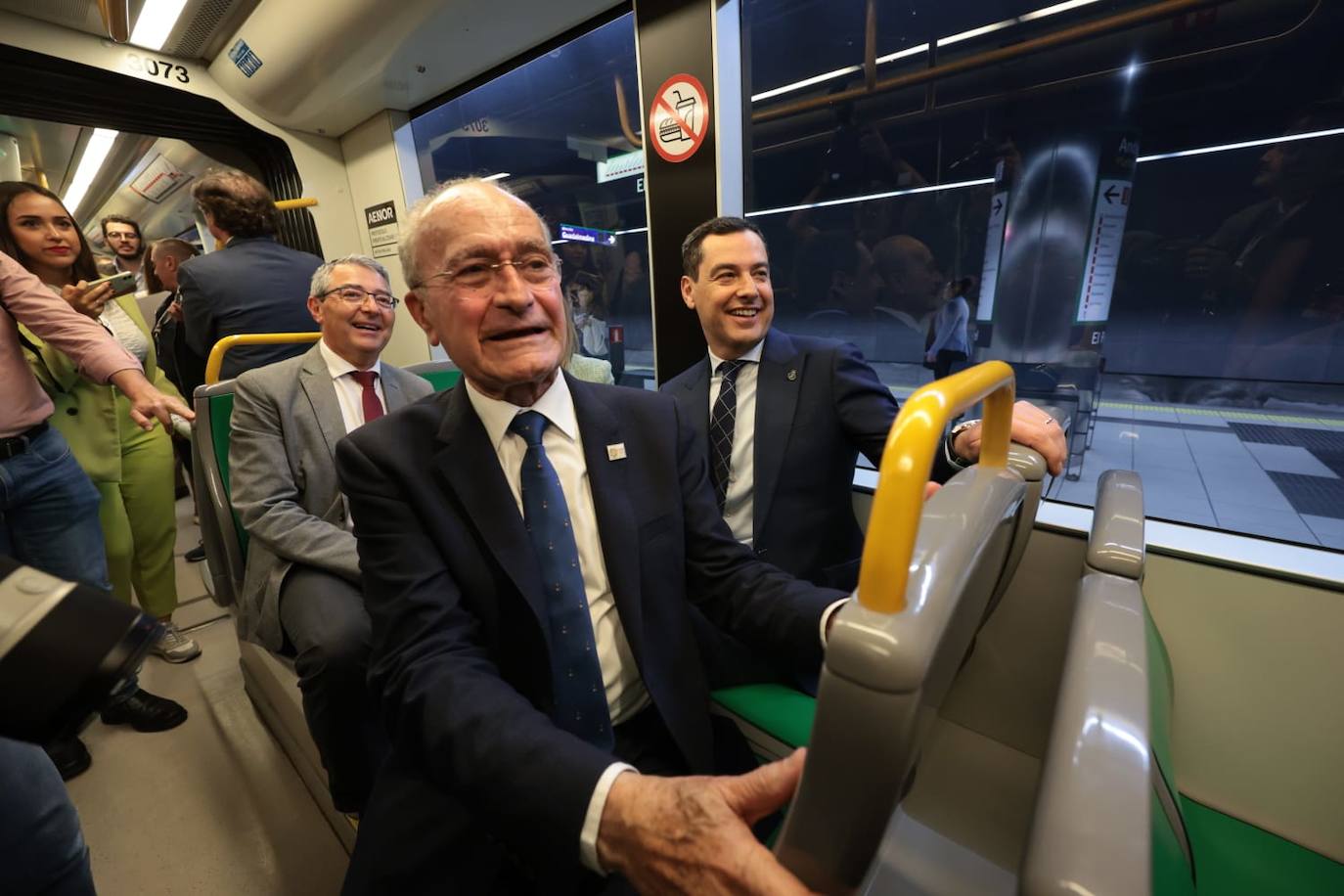 Malaga Metro arrives in city centre, in pictures