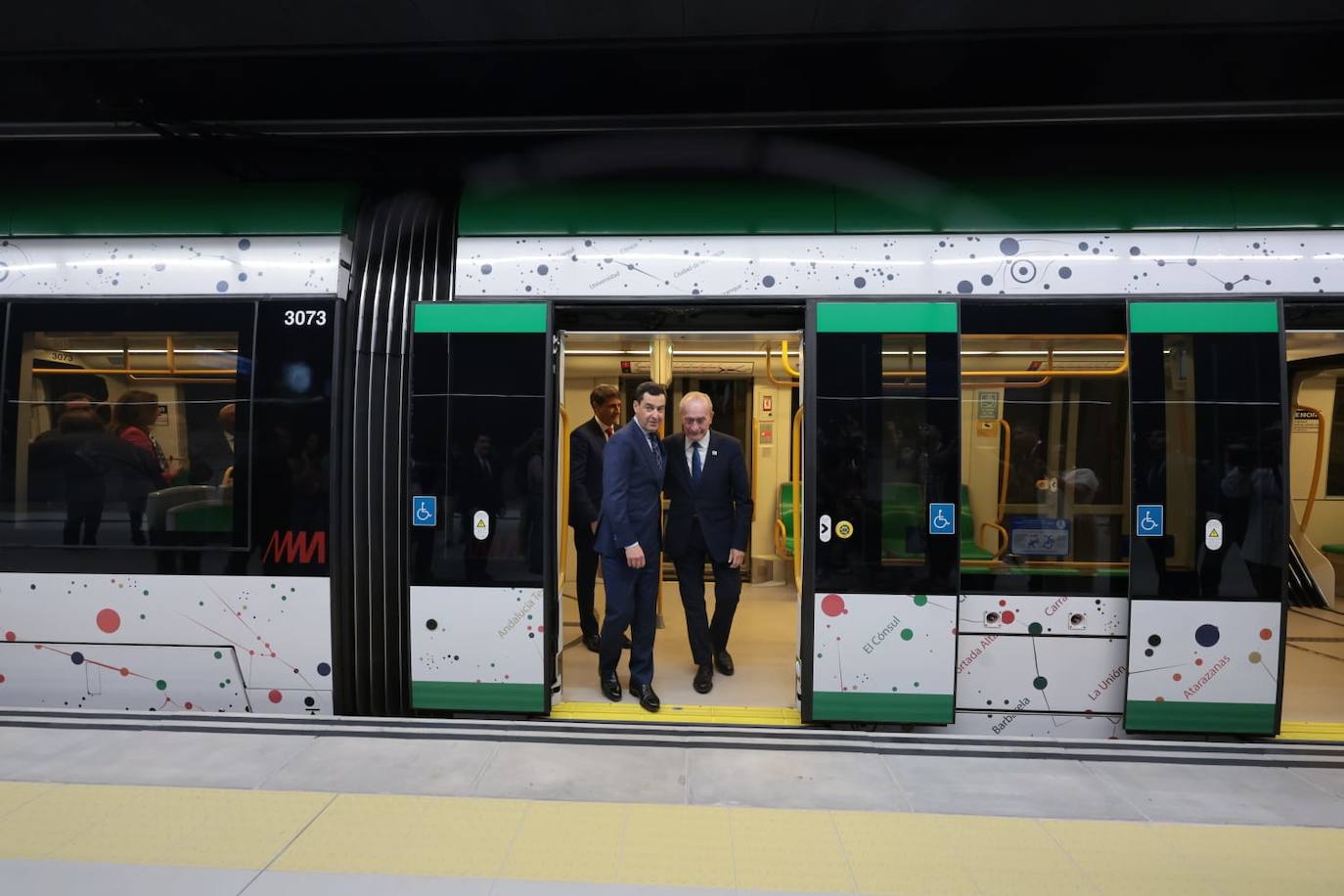 Malaga Metro arrives in city centre, in pictures