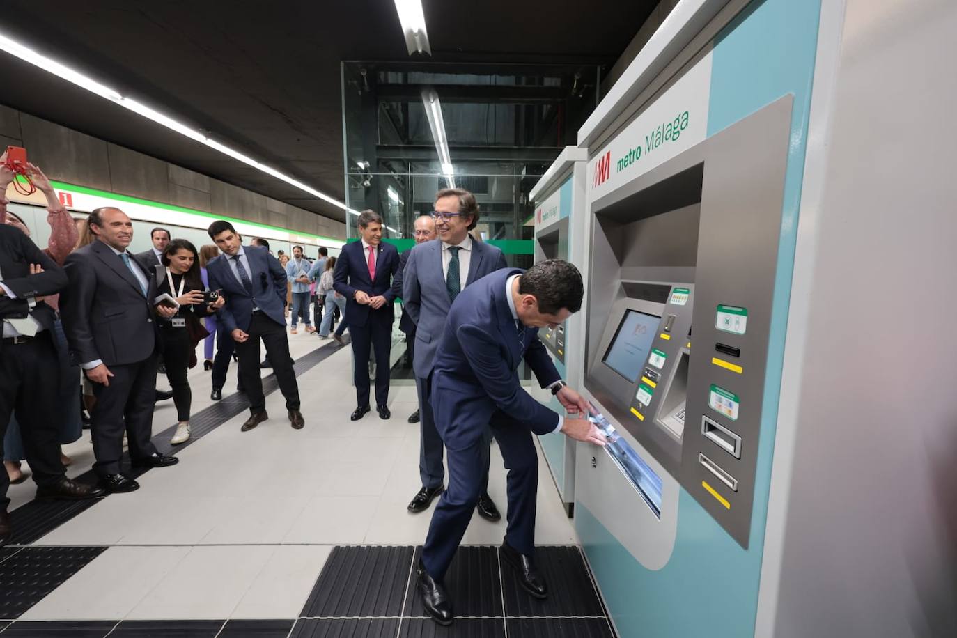Malaga Metro arrives in city centre, in pictures