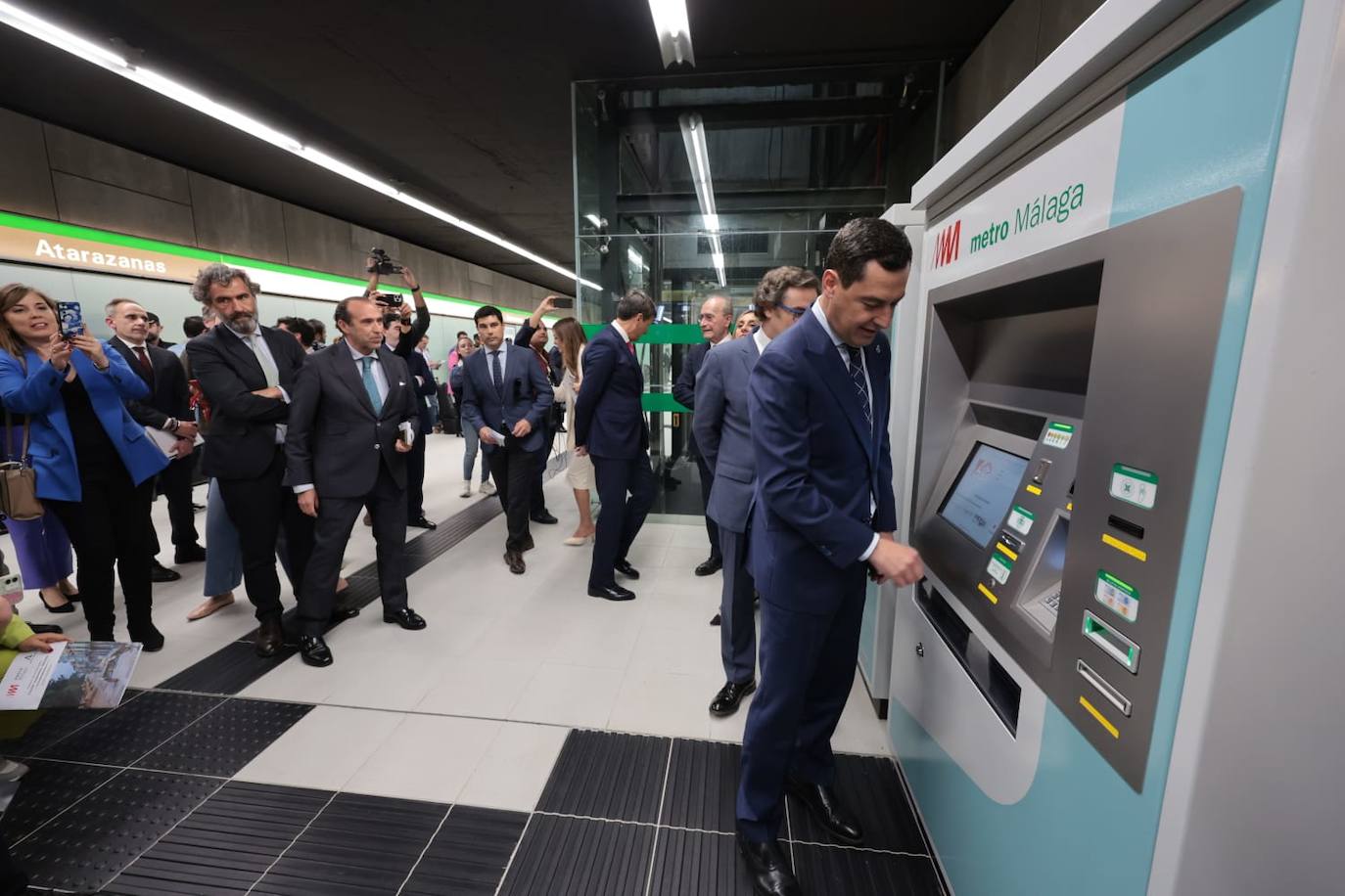 Malaga Metro arrives in city centre, in pictures