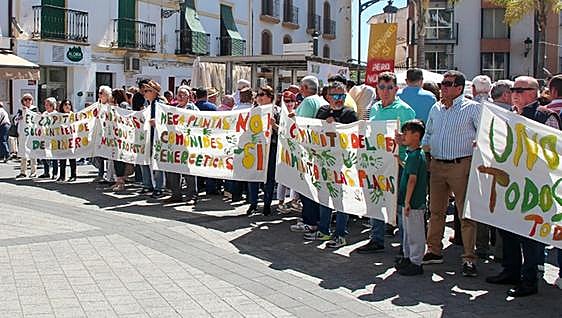 Solar farm project protest in Álora