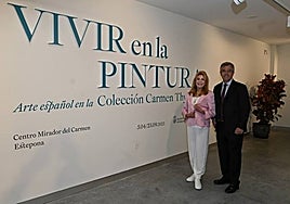 Baroness Thyssen at the Mirador del Carmen last week