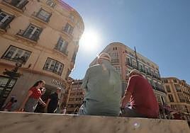 File image of Malaga city centre.