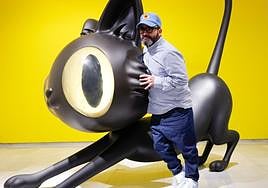 Javier Calleja with Mr. Günter.