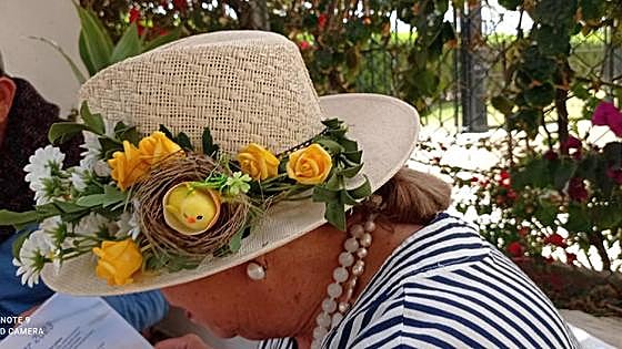 American International Club celebrates Easter with a lunch and a bonnet contest