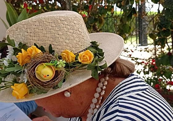 One of the decorated 'bonnets' at the American club event.