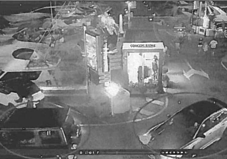 An image of Jamal's car captured by security cameras in Puerto Banús on the night of the kidnapping