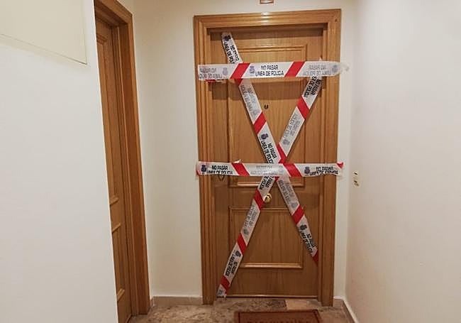 The sealed-off apartment.