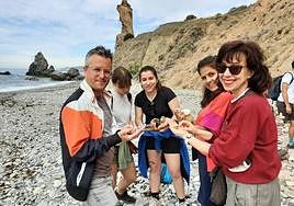 Participants leaned about the importance of protecting the Maro-Cerro Gordo cliffs.