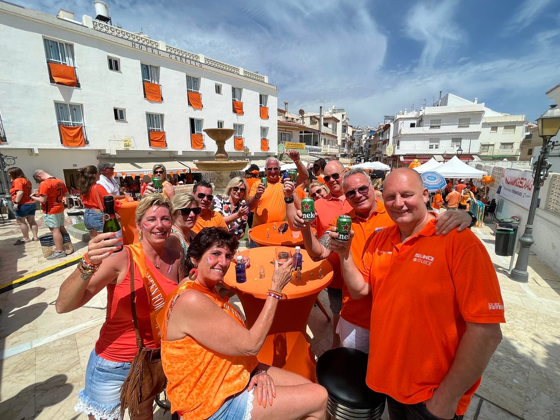 In pictures... King's Day celebrations on the Costa