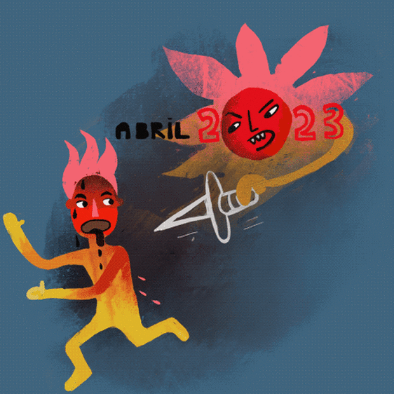 Why is 30C more of a scorcher in April than in August?