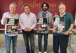 Daniel Casares (2R) at the launch of the festival.