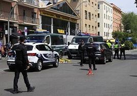 Two people died and four were injured in the city centre incident.