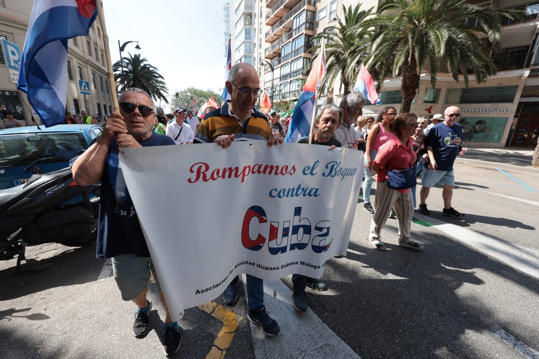 Malaga's May Day rally, in photographs